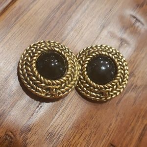 Vintage Chanel clip on earrings